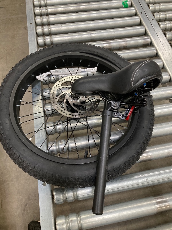 Photo 1 of ***(MISSING KEY, TIRE NOT INSIDE RIM COMPLETELY, SOME SCUFFS/SCRATCHES)*** 
Caroma 819W Foldable Electric Scooter Adults, 20" Fat Tire Electric Bike with 500Wh Battery, Up to 30Miles & 20MPH, Adult Electric Bicycles for Commuting with Basket & Adjustable 