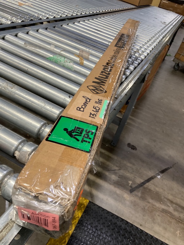 Photo 1 of **MISSING HARDWARE**Muzata 10Ft Pre-drilled Stair Handrail 1"x2" Rectangular Brushed Wall Mounted Handrail Stainless Steel Safety Hand Rail Indoor Outdoor Stair Hand Railing Wood Concrete Brick Wall HK28 SL4