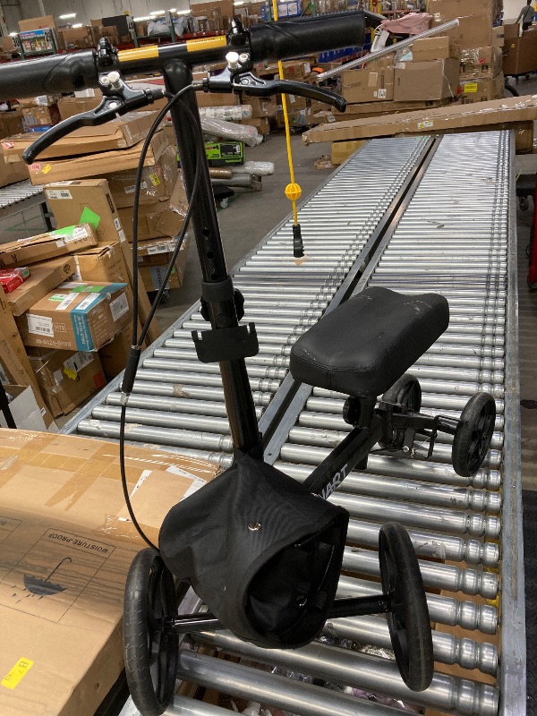 Photo 1 of ***DAMAGE:MINOR*** ZENART Economy Knee Scooter Foldable Walker for Foot Surgery Adult Crutch Alternative
