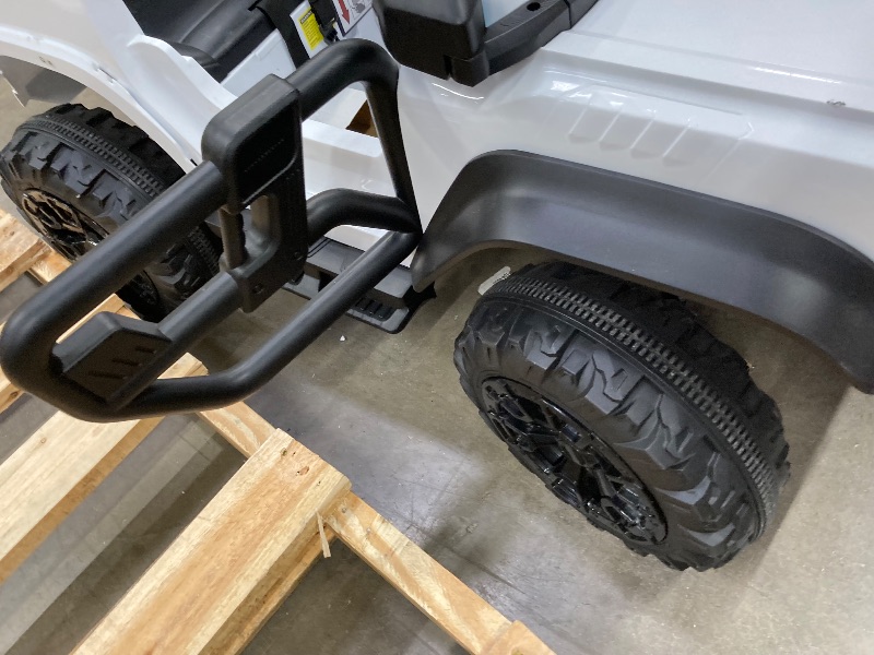 Photo 1 of ***I don't know if it works*** ENYOPRO 24V Ride On Toys for Big Kids, Licensed Ford Bronco Raptor 2-Seater Electric Car w/Remote Control, 21" Spacious Seat, 2x90W Powerful Motor, Spring Suspension, Bluetooth Music, 3 Speed - White