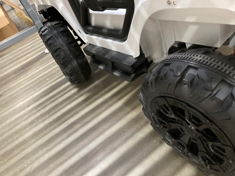 Photo 1 of ***I don't know if it works*** ENYOPRO 24V Ride On Toys for Big Kids, Licensed Ford Bronco Raptor 2-Seater Electric Car w/Remote Control, 21" Spacious Seat, 2x90W Powerful Motor, Spring Suspension, Bluetooth Music, 3 Speed - White
