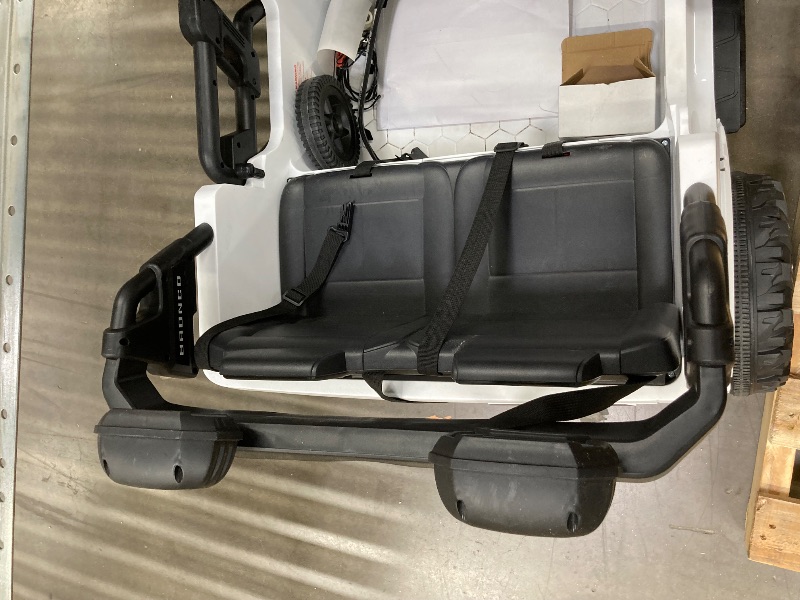 Photo 1 of ***I don't know if it works*** ENYOPRO 24V Ride On Toys for Big Kids, Licensed Ford Bronco Raptor 2-Seater Electric Car w/Remote Control, 21" Spacious Seat, 2x90W Powerful Motor, Spring Suspension, Bluetooth Music, 3 Speed - White