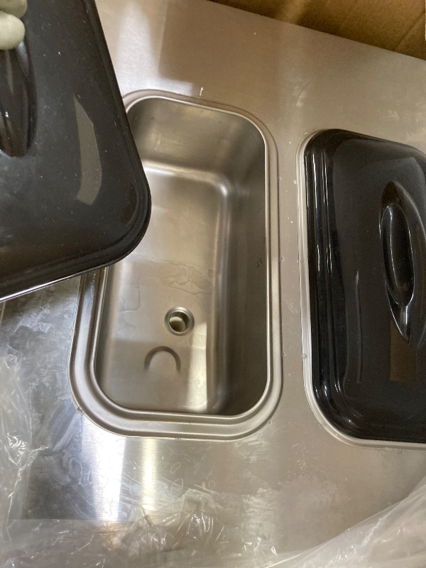 Photo 1 of ***I DON'T KNOW IF IT WORKS OR IS MISSING PARTS*** VEVOR Commercial Ice Cream Maker, 22-30L/H Yield, 2200W Countertop Soft Serve Machine with 2x6L Hopper 2L Cylinder LCD Panel Puffing Shortage Alarm, Frozen Yogurt Maker for Restaurant Snack Bar, Silve