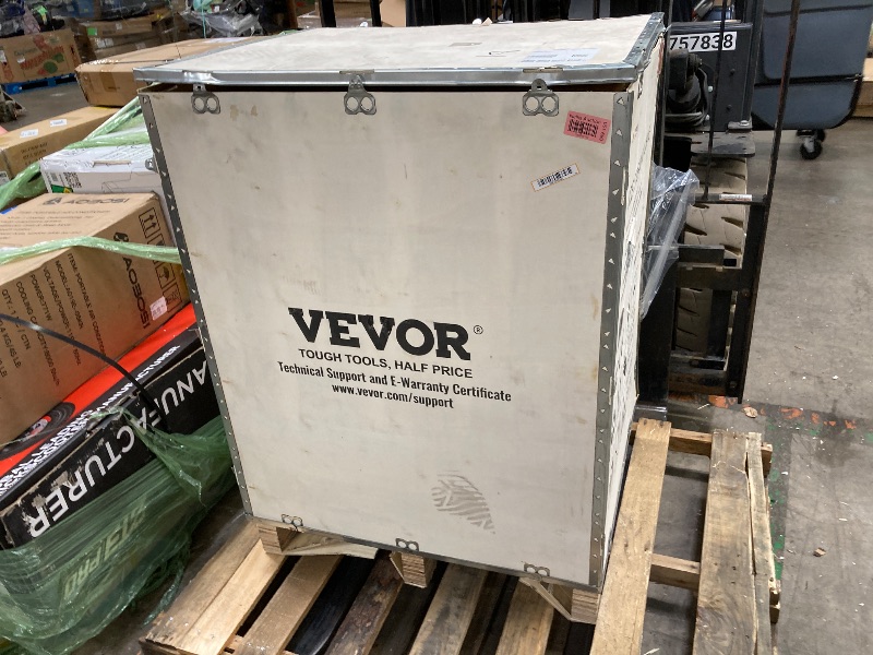 Photo 1 of ***I DON'T KNOW IF IT WORKS OR IS MISSING PARTS*** VEVOR Commercial Ice Cream Maker, 22-30L/H Yield, 2200W Countertop Soft Serve Machine with 2x6L Hopper 2L Cylinder LCD Panel Puffing Shortage Alarm, Frozen Yogurt Maker for Restaurant Snack Bar, Silve