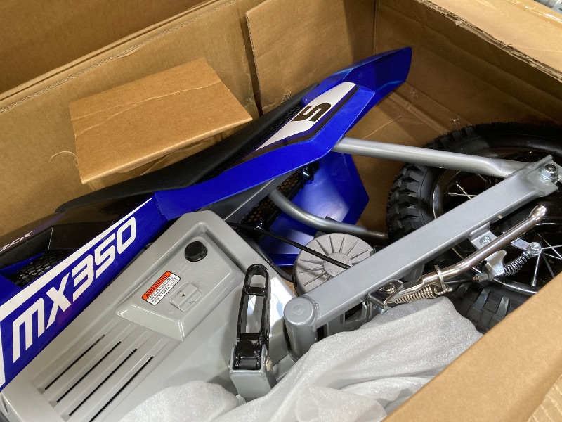 Photo 1 of ***I DON'T KNOW IF IT WORKS OR IS MISSING PARTS*** Razor MX350 Dirt Rocket Electric Motocross Bike, Blue, 10-12 inches