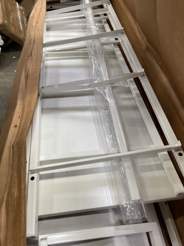 Photo 1 of ***I DON'T KNOW IF IT WORKS, I DON'T KNOW IF IT MISSES PARTS**** ZUNMOS Fabric Storage Dresser with 9 Drawers, Steel Frame and Wooden Top for Bedroom, Closet and Entryway , White
