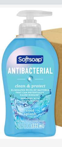 Photo 1 of (5 PACK) Softsoap Clean & Protect Antibacterial Liquid Hand Soap, Cool Splash Hand Soap, 11.25 Ounce, 5 Pack