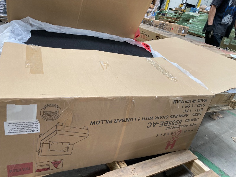 Photo 1 of ***PHOTO REFERENCE** armless chair whit 1 lumbar pillow