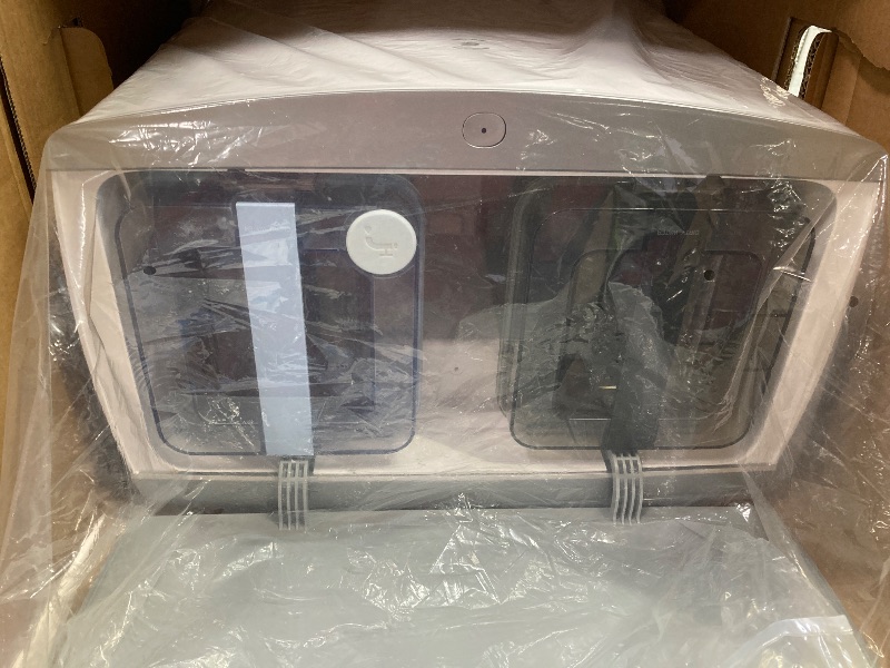 Photo 1 of *** dirty**ECOVACS DEEBOT T20 Omni Robot Vacuum and Mop,Hot Water Mop Washing,Auto Hot Air-Drying,9mm AutoMop Lifting,Dual Spinning Mops,Self-Emptying,6000Pa Suction,Obstacle Avoidance,YIKO Voice Assistant,White