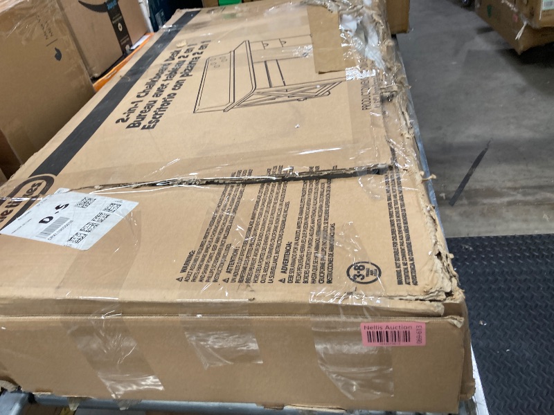 Photo 1 of ****I DON'T KNOW IF IT WORKS*** Little Tikes 2-in-1 Chalkboard Wood Desk with Storage, Charging Station and Magnetic Chalkboard- Kids Furniture for Children Boys and Girls Ages 4+ Years to Study, Read and Play