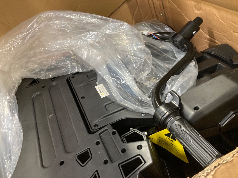 Photo 1 of ***I DON'T KNOW IF IT WORKS, I DON'T KNOW IF ANY PARTS ARE MISSING** Kids ATV, GAOMON 24V Ride on Car 4WD Quad Electric Vehicle, 4x80W Powerful Engine, with 7AHx2 Large Battery, Accelerator Handle, EVA Tires, LED Light, Full Metal Suspensions, Bluetooth &