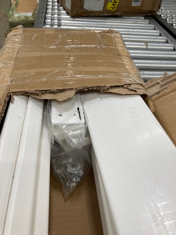 Photo 1 of ***I DON'T KNOW IF IT WORKS, I DON'T KNOW IF ANY PARTS ARE MISSING*** 3ft H x 6ft W (1 Panel + 1 Post) No Dig Zippity Newport Fence Kit, White Vinyl Picket Fence, Easy Install Outdoor Fence for Backyard or Patio, DIY Decorative Fencing, ZP19002