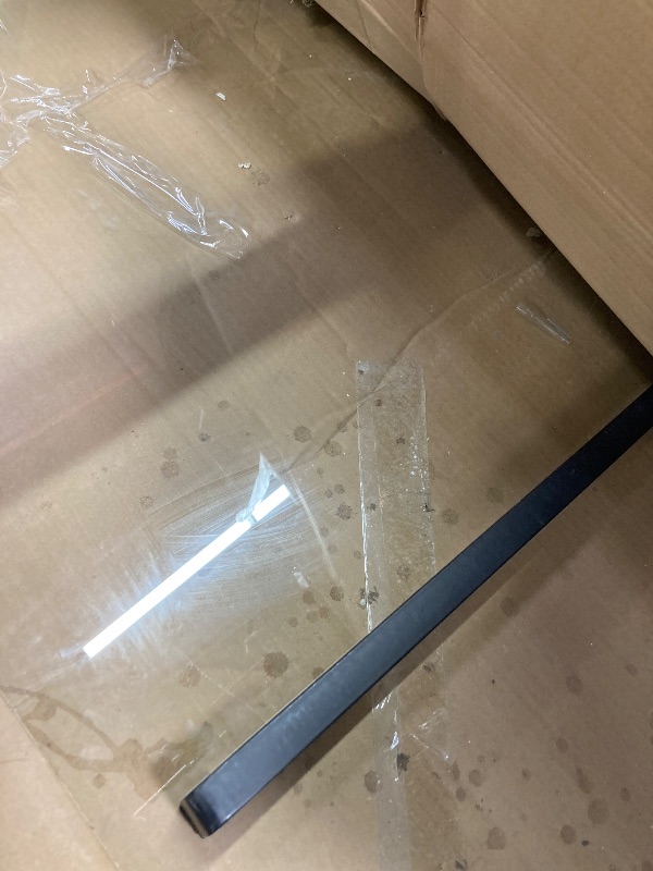 Photo 1 of ***I DON'T KNOW IF IT WORKS, I DON'T KNOW IF ANY PARTS ARE MISSING*** 56-60''W×72''H Double Sliding Shower Door, Glass Bathroom Door, 1/4''(6mm) Tempered Glass, Adjustable Width, Stainless Steel Hardware, Matte Black