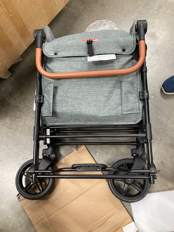 Photo 1 of ***I don't know if it works, I don't know if there are missing parts*** SACVON Toddler Stroller Wagon for 4 Kids with Cooler Bag,Parent Organizer,5-Point Harnesses,Black
