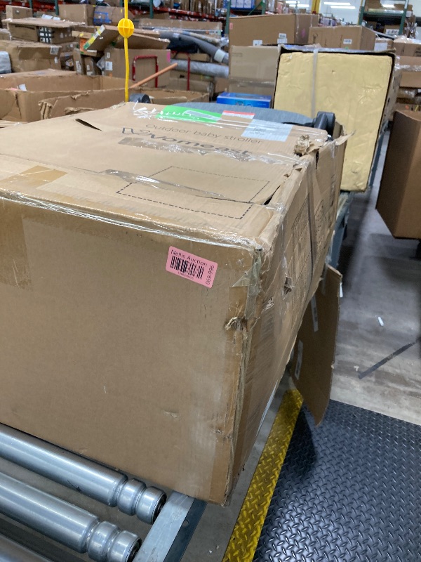 Photo 1 of ***I don't know if it works, I don't know if there are missing parts*** SACVON Toddler Stroller Wagon for 4 Kids with Cooler Bag,Parent Organizer,5-Point Harnesses,Black
