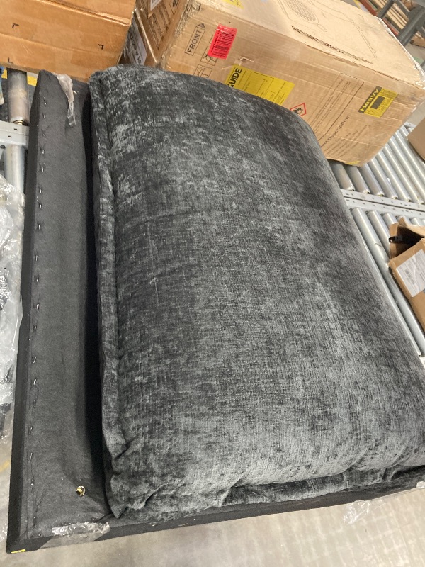 Photo 1 of **SEE NOTE**
Cloud Sofa Ottoman only, Modern Sectional Couch, for Living Room Bedroom and Apartment, Comfy Double Layer Upholstered Seat Cushion, Breathable Chenille Fabric, Black