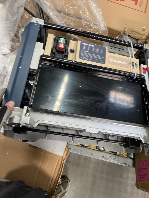 Photo 1 of 13-Inch Wood Planer, 15AMP 10000RPM Benchtop Planer, 2 HSS blades, 21FT/min planing speed, 0.25”-6.2'' cutting thickness, multi-size dust port, overload protection for woodworking