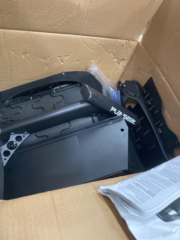 Photo 1 of  ***(USED, SELLING PARTS ONLY_ MISSING HARDWARE, SEAT CLEANING NEEDED-HAIR RESIDUE)*** 
Playseat Evolution Sim Racing Cockpit | Comfortable Racing Simulator Cockpit | Compatible with All Steering Wheels & Pedals on The Market | Supports PC & Console | Act