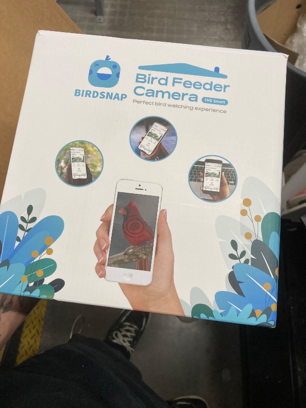 Photo 1 of ***(MISSING PARTS - PARTS ONLY -INCOMPLETE)*** 
birdsnap® P33 - Bird Feeder with Camera Solar Powered, 2K Video Bird Camera Feeder Live with 32GB Card, AI Identify Feather Species, Auto Record in Backyard, for Birds Lover