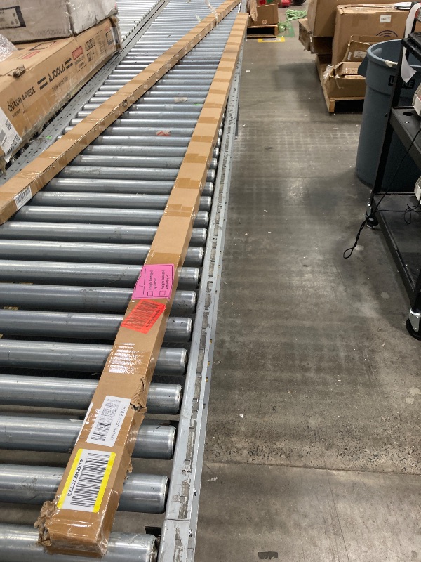 Photo 1 of 1 Pack 10FTx 2-3/8"x1-3/16 Aluminum Black Handrail with Nylon End Caps Self Drilling Screws, Rectangular Handrail Cuttable Flat Top Rail for Deck Stair Railing Indoor Outdoor Cable Railing System