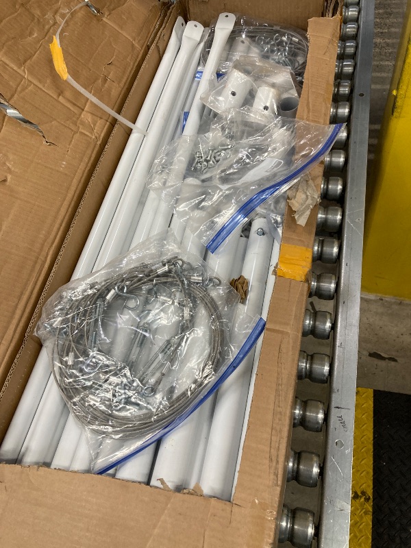 Photo 1 of ***(BOX 1 OF 4 -MISSING BOXES -SELLING AS IS ONLY)*** YITAHOME 20x40FT Party Tent Heavy Duty Wedding Tent Event Shelters Outdoor Canopy Upgraded Galvanized Steel Carport with Removable Sidewall Windows for Commercial and Parties (White)  ***(SOME SCUFFS/S