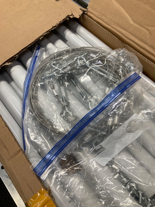 Photo 1 of ***(BOX 1 OF 4 -MISSING BOXES -SELLING AS IS ONLY)*** YITAHOME 20x40FT Party Tent Heavy Duty Wedding Tent Event Shelters Outdoor Canopy Upgraded Galvanized Steel Carport with Removable Sidewall Windows for Commercial and Parties (White)  ***(SOME SCUFFS/S