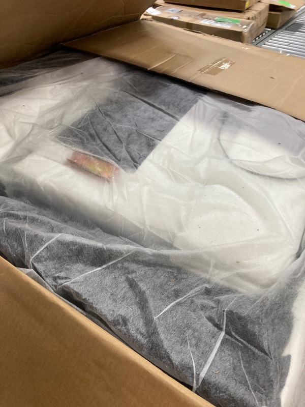 Photo 1 of ***(DAMAGED, STAINS ALONG CORNER EDGES, BROKEN SELLING AS IS -ONLY BOX RIPPED/TORN)***M2199 LOVESEAT SOFA BED IVORY 