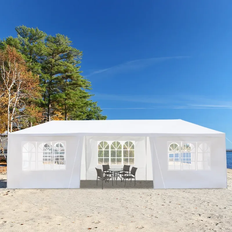 Photo 1 of  10' X 30' Canopy Tent with 7 Side Walls for Party Wedding Camping and BBQ
*** ONLY TARP ***