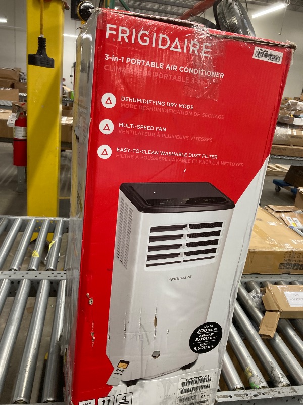 Photo 1 of 
Hero image 0 of Frigidaire 8,000 BTU Portable Air Conditioner with Dehumidifier Mode for Rooms up to 150 Sq. Ft., White, 0 of 13


View in 3D



Best seller
Frigidaire
Frigidaire 8,000 BTU Portable Air Conditioner with Dehumidifier Mode for Rooms up to 1