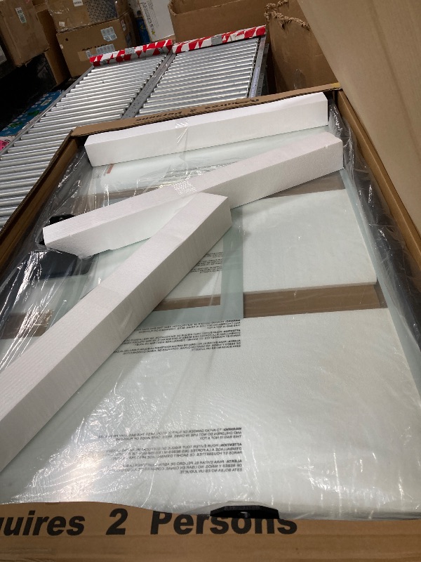 Photo 1 of ***(BOX 2 OF 2 -MISSING BOX 1 OF 2 - PART ONLY-SELLING AS IS)***
Goalrilla glass backboard b3016bb.