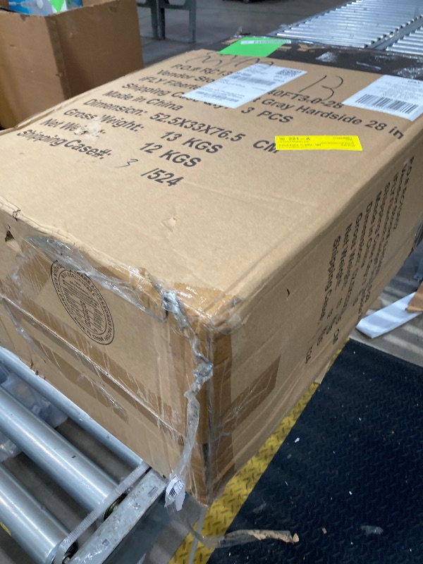 Photo 1 of **** IMAGE REFERENCE***Coolife Luggage 3 Piece Set Suitcase Spinner Hardshell Lightweight TSA Lock (black, 3 piece set(20in24in28in))