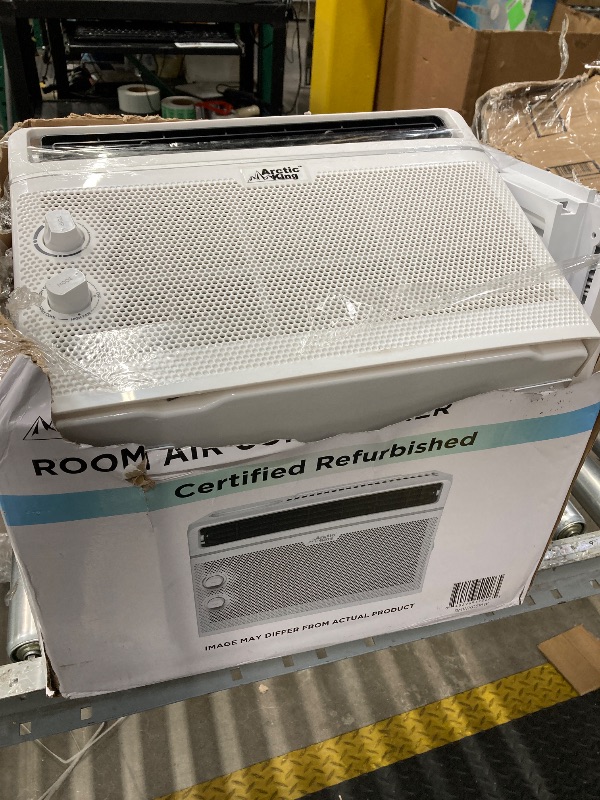 Photo 1 of *** IMAGE REFERENCE *** Midea MAW05R1JWT-B Electronic 5K 5,000 BTU, 3-in-1 Fan/Dehumidifier Window AC Unit, Easycool Air Conditioner with Remote Control, Cools up to 150 Sq. Ft, Fits Bedroom, Study, Office, White
