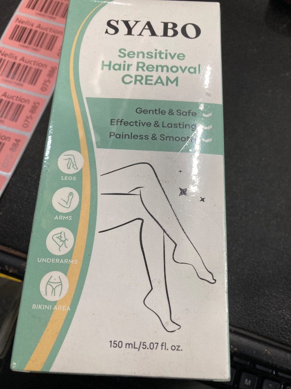 Photo 1 of *** 2 pack***Sensitive Skin Hair Removal Cream - Painless Bikini Hair Removal for Women Men, Sensitive Formula Depilatory Cream for Pubic, Bikini Line, Legs, Arms, Underarms, Unwanted Coarse Hair, 5FL OZ