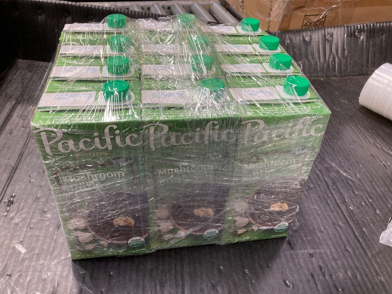 Photo 1 of *** OCT 10/2025***Pacific Natural Foods Broth Organic Mushroom 32 oz. (Pack of 12) ( Value Bulk Multi-pack)