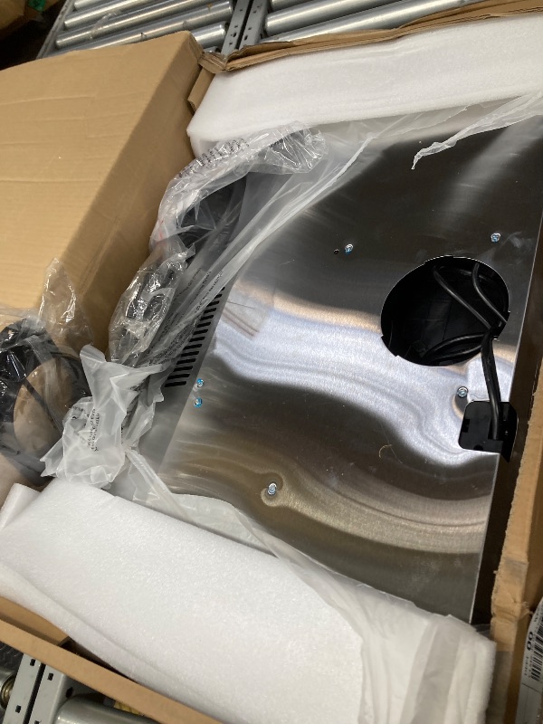 Photo 1 of **HAS SMALL DENT IN FRONT-SEE PICS**FIREGAS 30 inch Under Cabinet Range Hood with Ducted / Ductless Convertible Slim Kitchen over Stove Vent, 3 Speed Exhaust Fan, Reusable Filter, LED Lights in Stainless Steel
