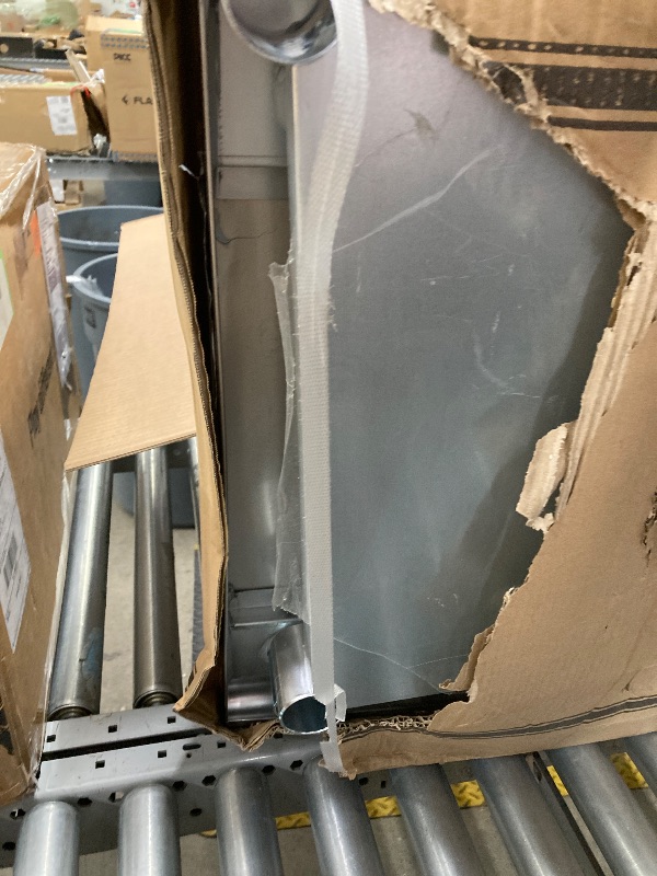 Photo 1 of **NO LEGS**FSE SLWT42448F Work Table, 24" x 48" x 35", 18 gauge/430 Stainless Steel Flat top, Turn-Down Edges, Galvanized Steel Adjustable undershelf & Legs, 1" Adjustable Plastic Bullet feet, KD, NSF