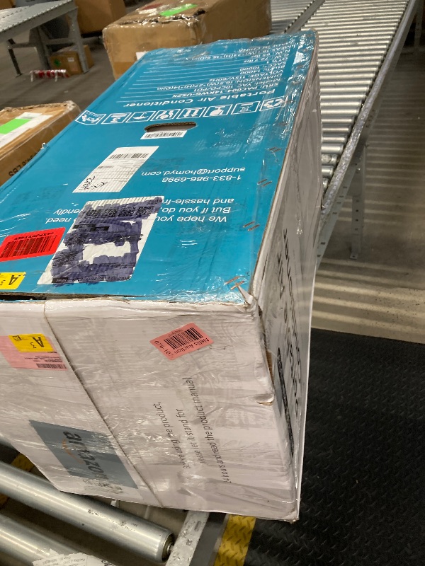 Photo 1 of ** PARTS ONLY** EUHOMY Portable Air Conditioners 14,000 Btu for Room up 700 Sq.Ft, 4 in 1 Modes Portable AC with Cool, Dehumidifier, Fan, Sleep Modes, Stand up AC Unit with 46dB Low Noise & 24H Timer, Auto Swing