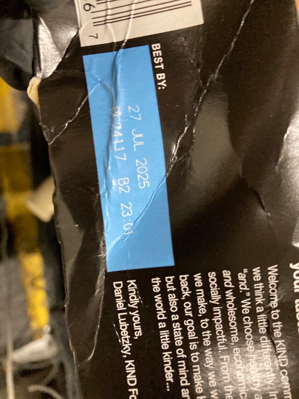 Photo 1 of ***BB JULIO/27/2025****Kind Plus, Peanut Butter Dark Chocolate + Protein, Gluten Free Bars, 1.4 Ounce, 24 Count