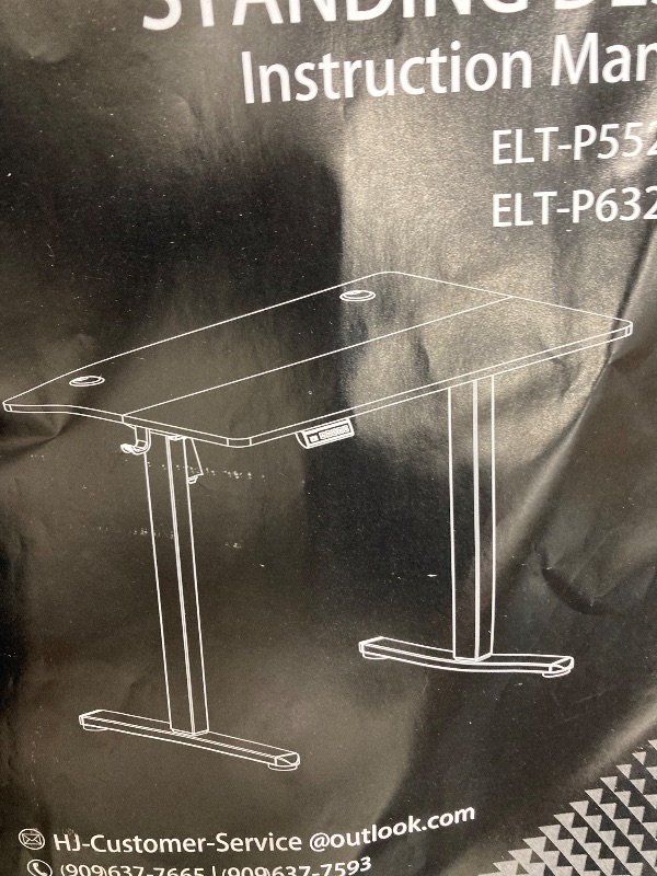 Photo 1 of ***IMAGE REFERENCE****VIVO Electric 71 x 30 in Standing Desk, Memory Height Adjustment, 1B Series, Black Top Black Frame, DESK-KIT-1B7B