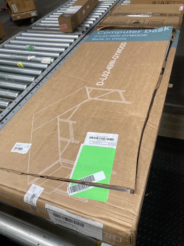 Photo 1 of ***IMAGE REFERENCE***Coleshome 66" L Shaped Gaming Desk, Corner Computer Desk, Sturdy Home Office Computer Table, Writing Desk, Larger Gaming Desk Workstation, Black