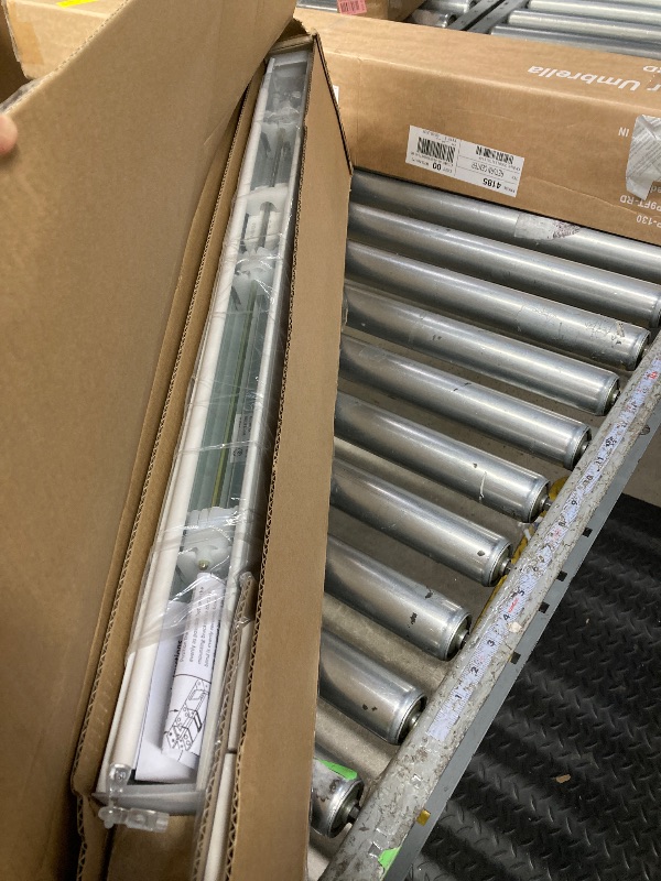 Photo 1 of ***IMAGE REFERENCE***Cordless Room Darkening Venetian Blind - 30 Inch Width, 64 Inch Length, 2" Vinyl Slat Size - White - GII Luna Light Filtering Horizontal Mini Windows Blinds for Interior by Achim Home Decor