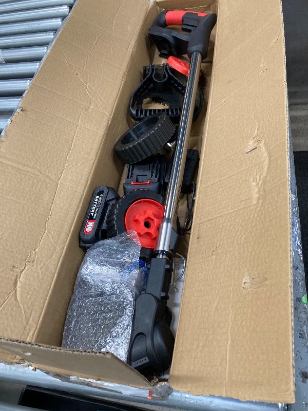 Photo 1 of
Hero image 0 of TNTANTS Electric Weed Wacker, Cordless String Trimmer with Wheels, 2Pcs 24V Batteries, 3 Types of Blades, Adjustable Length, Weed Eater Grass Trimmer/Edger/Brush Cutter for Lawn Yard Garden (Black), 0 of 10
Flash Deal
Best seller
TNT