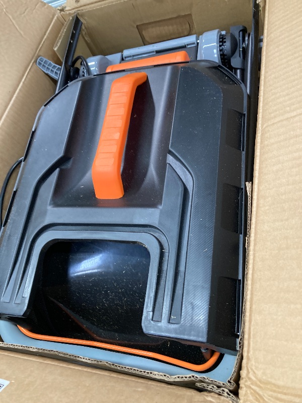 Photo 1 of ***Dirty****heli Cordless Lawn Mower, U20 Series 20V Electric Lawn Mowers, 13 Inch, Adjustment Heights, Light Weight, With 4.0Ah Portable Battery, for Garden/Yard/Farm