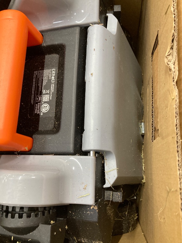 Photo 1 of ***Dirty****heli Cordless Lawn Mower, U20 Series 20V Electric Lawn Mowers, 13 Inch, Adjustment Heights, Light Weight, With 4.0Ah Portable Battery, for Garden/Yard/Farm