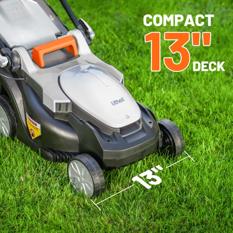 Photo 1 of ***Dirty****heli Cordless Lawn Mower, U20 Series 20V Electric Lawn Mowers, 13 Inch, Adjustment Heights, Light Weight, With 4.0Ah Portable Battery, for Garden/Yard/Farm
