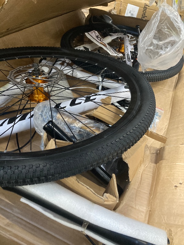 Photo 1 of ****IMAGE REFERENCE*****cubsala 26 Inch BMX Race Bike Trident Bicycles Beginner-Level to Advanced Riders with 2 Pegs Trick Cycling and Professional BMX Riding, Grey