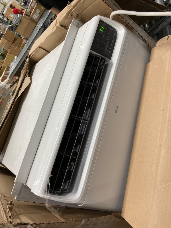 Photo 1 of LG 12,000 BTU Dual Inverter Smart Window Air Conditioner, Cools 550 Sq. Ft., Ultra Quiet Operation, Up to 35% More Energy Savings, Energy Star, with LG ThinQ, Amazon Alexa and Hey Google, 115V