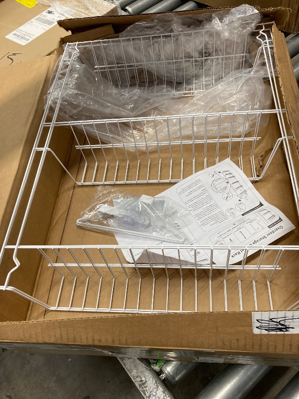 Photo 1 of **used ***Over the Door Organizer - 6-Tier Adjustable Pantry Shelves and Rack for Kitchen Organization - Organization and Storage by Lavish Home (White)