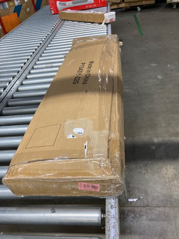 Photo 1 of **used**KINGBOARD Ironing Board, Foldable Iron Board with Iron Rest, Compact Ironing Board with Height Adjustable, Extra Thick Heat-Resistant Cover, Heavy-Duty Sturdy Metal Legs, 53x13 Light Grey