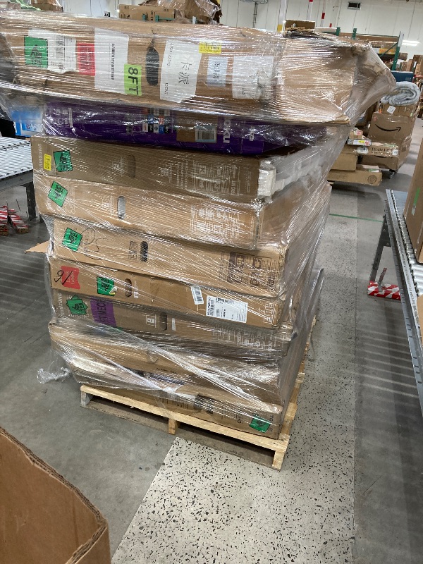 Photo 1 of *No returns***No refund*******TV pallet doesn't work, only for parts of different brands and sizes. Some turn on, others don't. Broken screens, possibly missing cables and remote control. Returns not accepted. Final sale, approximate retail price of parts
